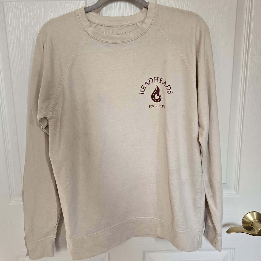 The Readheads Book Club Sweatshirt Size Medium Podcast Comfy Reading Fandom